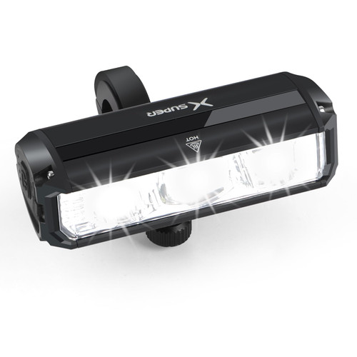 XSUPER Super Bright Bike Light, USB Rechargeable Bike Lights for Night Riding, 1200 Lumen 4 Light Modes Bicycle Headlight, Waterproof Bike Headlight for Adult Kid Mountain Road Commuter Cycling