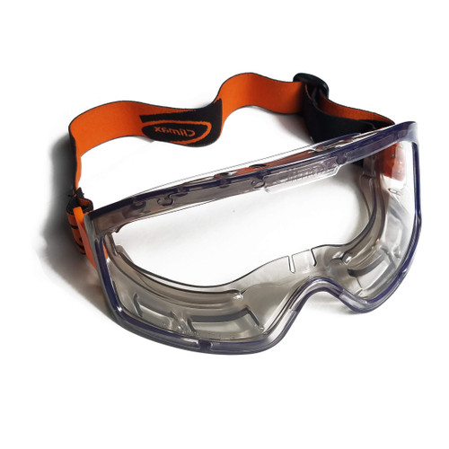 AZAHARA Safety Goggles - Clear Lens, Anti-Fog, Chemical Splash Protective Eyewear, UV Filter. Over Glasses Safety Goggles.