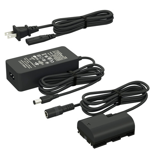 LP ACK-E6 AC Power Adapter LP-E6N Dummy Battery DR E6 DC Coupler Charger Kit for Canon EOS R R5 R6, 80D 90D 60D, 5D Mark II III IV, 6D 7D Mark II Cameras