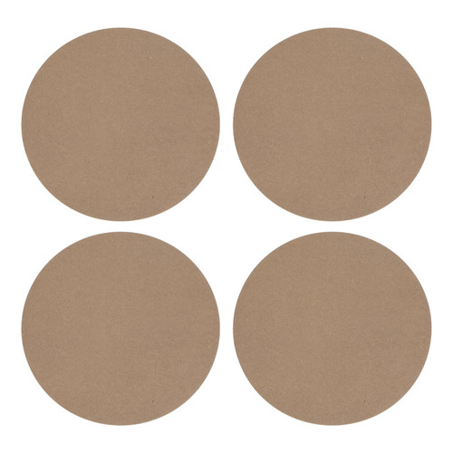 PATIKIL 4 Pack 12" Pottery Wheel Bats, 1/3" Thick Round Pottery Bat System, Pre Pin Holes 10" Apart with 1" Long Pin 304 Stainless Steel Screws for All Standard Pottery Wheels