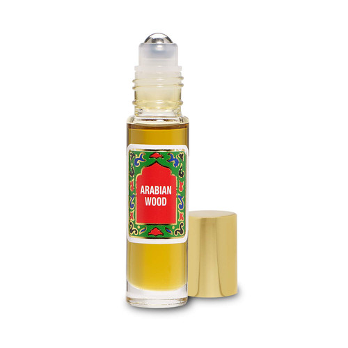 Arabian Wood Perfume Oil Roll-On - Arabian Fragrance Oil Roller (No Alcohol) Perfumes for Women and Men by Nemat Fragrances, 10 ml / 0.33 fl Oz Arabian Wood Perfume Oil Roll-On - Arabian Fragrance Oil Roller (No Alcohol) Perfumes for Women and Men by Nemat Fragrances, 10 ml / 0.33 fl Oz