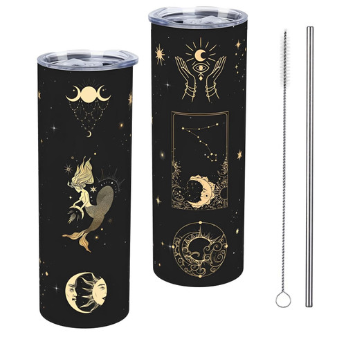 Haguckm Pisces Constellation Tumbler Zodiac Coffee Mugs Stainless Steel Insulated Mug with Lid Straw Car Cup for Men Women Astrology Fans Birthday Gifts 20 Oz Haguckm Pisces Constellation Tumbler Zodiac Coffee Mugs Stainless Steel Insulated Mug with Lid Straw Car Cup for Men Women Astrology Fans Birthday Gifts 20 Oz