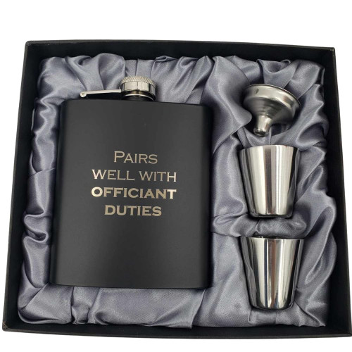 Officiant Gifts for Wedding Day, Wedding Officiant Gift, Flask Set, Best Officiant Ever, Will You Marry Us Officiant Proposal Gift, Gifts for Wedding Party, Officiant Thank You Gift (Pairs Well)