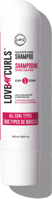 Love Ur Curls LUS Brands Shampoo for Curly, Wavy, Kinky-Coily Hair, 8.5 oz - Sulfate-Free Gentle, Moisturizing Shampoo - Hair Care Products for Soft, Smooth Curl Definition