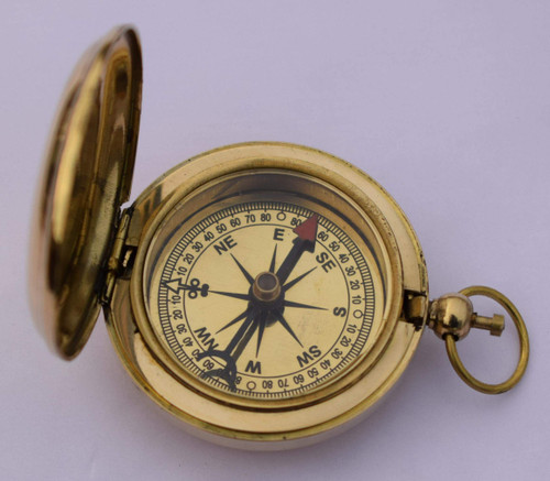 Yaman Antique Brass Push Button Pocket Compass Maritime Vintage Compass, Directional Magnetic Compass for Navigation,Camping, Hiking, Touring. Yaman Antique Brass Push Button Pocket Compass Maritime Vintage Compass, Directional Magnetic Compass for Navigation,Camping, Hiking, Touring.