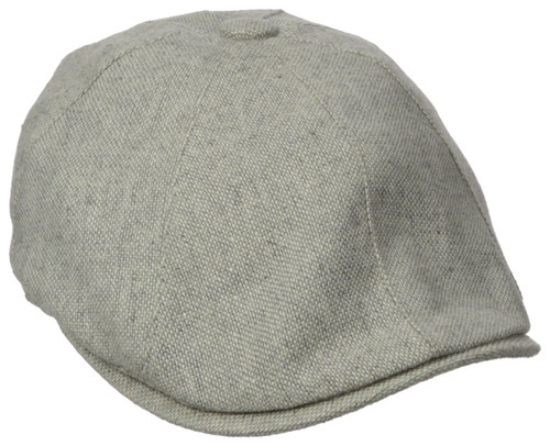 Henschel Hats mens Wool Tweed Ivy Hat With Satin Lining Newsboy Cap, Gray, Large US