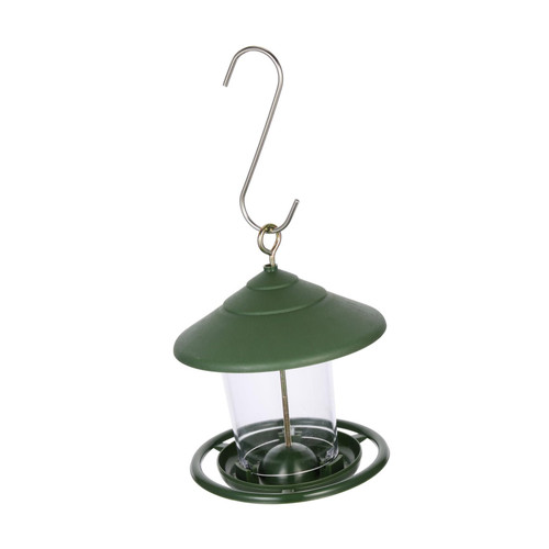 Milisten 1 Set Bird Feeder Hanging Platform Feeder Wild Bird Garden Hanging Bird Bath Bird Hanging Waterer Bird Hanging Cups Feeder for Parrots Cage Plastic Birds