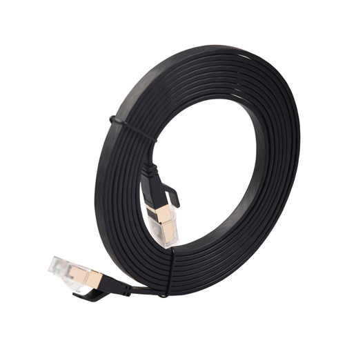 Gatuida 1pc Ethernet Cable Gigabit Cat8 Network Cable Weatherproof Network Cable Wire Cord Plug Flat Network Cable High Router Cable Ethernet Patch Cable Cat8 Cable Copper PVC Jumper