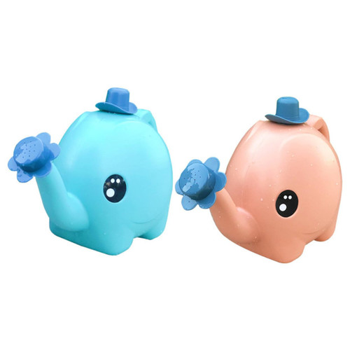 Parliky 2pcs Mini Watering Can Elephant Shape Gardening Can Animal Watering Plants Watering Can Kids Watering Can for Outdoor Plants Small Watering Can Home Tools Indoor Child Toy Plastic
