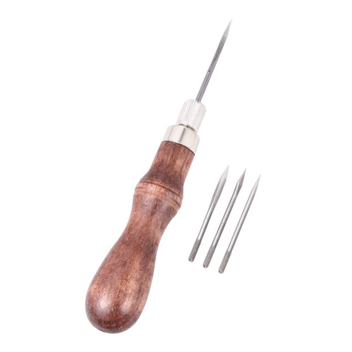 FAVOMOTO 1 Set Leather Tool kit Sewing awl Sewing Tools Sewing Accessories kit Sewing Craft Tool Kits Leather Craft Tool Kits Suite Hand Sewing
