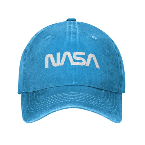 Adjustable Strapback Hat Logo-Nasa-1975 Vintage Denim Hat Unisex Adult Baseball Cap