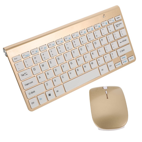 1 Set Wireless Keyboard and Mouse Set Plug Game Keyboard Wireless Keyboard and Silent Wireless Keyboard Wireless Mouses Silent Mouses Compact Mouses Portable Abs