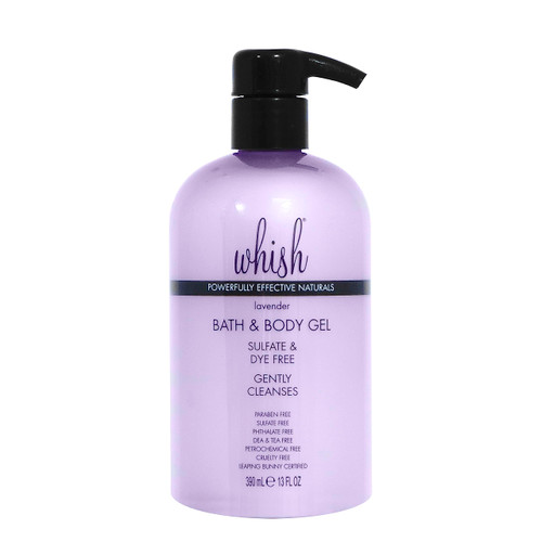 Whish Beauty Bath & Body Gel - Moisturizing Body Wash for Women - Gentle On Sensitive Skin - Shower Gel infused with Shea Butter & Aloe - Sulfate & Paraben Free - Lavender - 13 fl oz Whish Beauty Bath & Body Gel - Moisturizing Body Wash for Women - Gentle On Sensitive Skin - Shower Gel infused with Shea Butter & Aloe - Sulfate & Paraben Free - Lavender - 13 fl oz