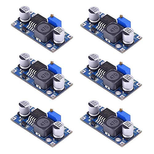 (6 Pcs) MCIGICM LM2596 Buck Converter, DC to DC 3.0-40V to 1.5-35V Step Down Power Supply High Efficiency Voltage Regulator Module