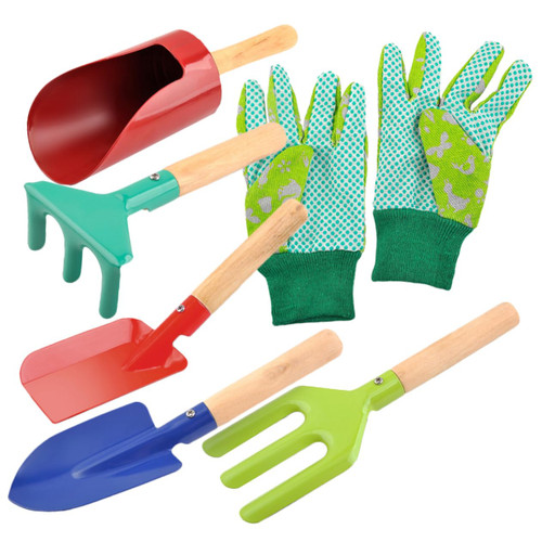 YARNOW 1 Set Wooden Handle Shovel Tools Garden Hand Trowel Gardening Metal Rake Cultivator Hand Trowels Small Gardening Shovel Garden Shovels for Planting Iron Digging Weeding