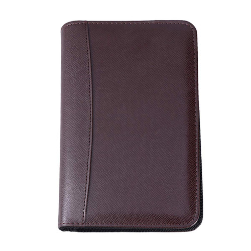 Business Portfolio Zippered Portfolio Binder Zipper Portfolio Folder with Writing Pad Business padfolio Zippered Leather Portfolio Business Notepad Travel Stationery Notebook