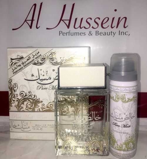 PURE MUSK EDP PERFUME UNISEX 100 ML WITH FREE DEO BY LATTAFA PERFUMES