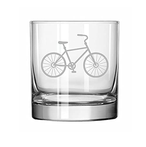 MIP Brand Rocks Whiskey Old Fashioned Glass Bike Bicycle