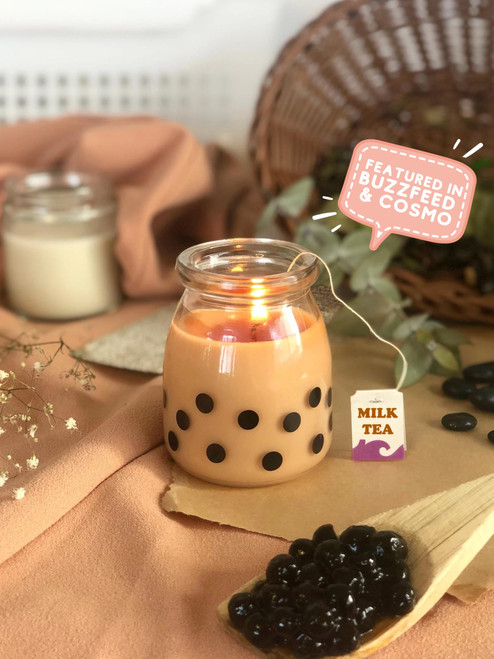 Classic Milk Tea Boba Candle