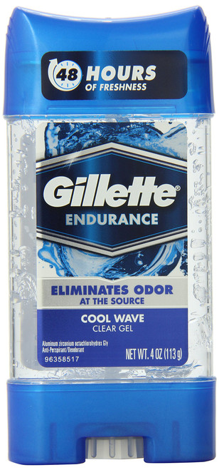 Gillette Anti-Perspirant Deodorant Clear Gel, Cool Wave 3.8 oz (Pack of 3) Gillette Anti-Perspirant Deodorant Clear Gel, Cool Wave 3.8 oz (Pack of 3)
