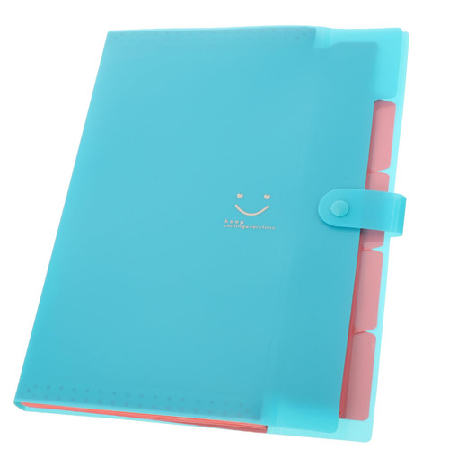 NUOBESTY 3pcs A4 Folder File Folder Plastic Folder Accordian Folder Expandable Folder Paper Organizer Folder File Organizer Folder Paper Organizer Holder Folder for Document Pp Bracket Bill