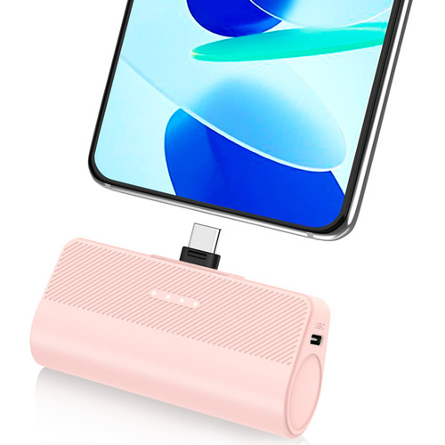 KKD Portable Charger USB C, Mini 5000mAh 15W Fast Charging USB C Power Bank, Battery Pack Phone Charger for iPhone 15/15 Plus/15 Pro/15 Pro Max Samsung S23/S22,Pixel,Moto,Android Type C Phones
