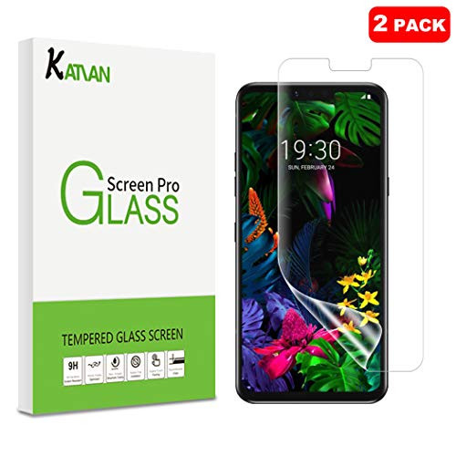 [3Pack]LG G8 ThinQ Screen Protector, KATIAN HD Clear [Not Glass] Film with HydrateSkin, Fully Coverage [BubbleFree][Anti-Scratch] [Anti-Fingerprint] Protector for LG G8 ThinQ
