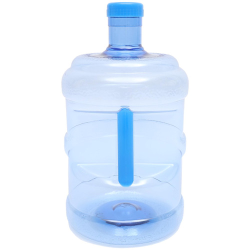 STOBAZA 7.5L Water Bottle, 2 Gallon Water Jug with Handle Plastic Crown Cap Water Bottle Water Storage Bucket Water Container Portable Water Kettle for Camping Outdoor Home