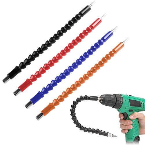 IFFANY Flexible Screwdriver, Flexible Screwdriver Bit, Flexible Screwdriver Extension Universal Knot, Flexible Drill Bit Extension, 360 Degree Screwdriver Extension Kit