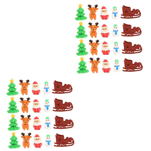 TEHAUX 40 Pcs Christmas Eraser Kids Christmas Gifts Christmas Goodies for Kids Cartoon Erasers Reindeer Erasers Kids Erasers Gifts in Bulk Christmas Sleigh Eraser Christmas Pencil Eraser TEHAUX 40 Pcs Christmas Eraser Kids Christmas Gifts Christmas Goodies for Kids Cartoon Erasers Reindeer Erasers Kids Erasers Gifts in Bulk Christmas Sleigh Eraser Christmas Pencil Eraser