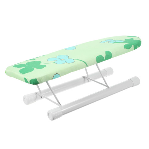 Amosfun Travel Mini Ironing Board Collapsible Ironing Board Small Ironing Table Ironing Board Stool Travel Ironing Board Handling Ironing Table Compact Ironing Board Portable Fabric Gift