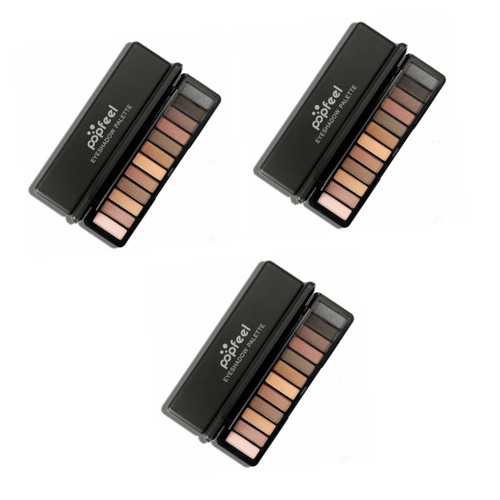 FRCOLOR 3pcs 12 Eyeshadow Pallet Eyeshadow Matt Eyeshadow Powder Eye Shadow Palettes Makeup Palette Earth Tones Eyeshadow Palette FRCOLOR 3pcs 12 Eyeshadow Pallet Eyeshadow Matt Eyeshadow Powder Eye Shadow Palettes Makeup Palette Earth Tones Eyeshadow Palette