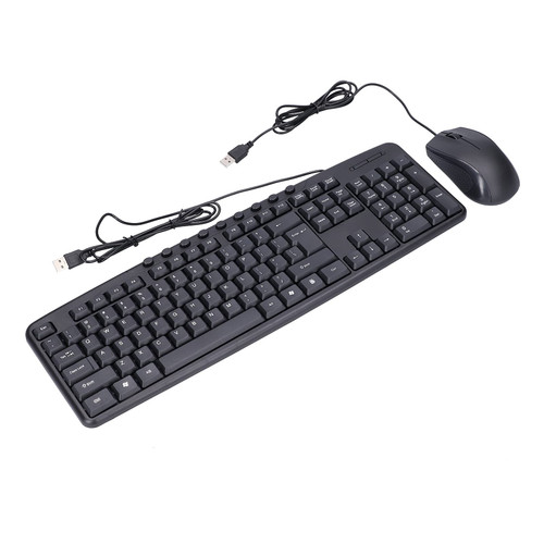 Wired Keyboard Mouse Combo, Home Office Professional Keyboard and Mouse Set USB Desktop Notebook Computer Accessories for Home Office Working
