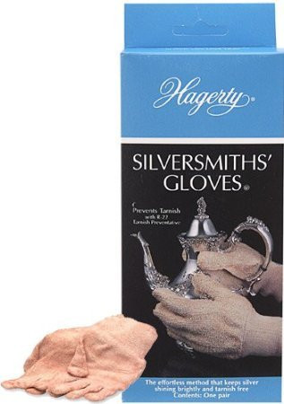 Hagerty No Scent Silversmiths' Gloves 1 pair Cloth
