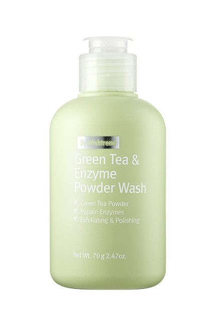 BY WISHTREND Green Tea & Enzyme Powder Wash, 3.88 oz (110 g)