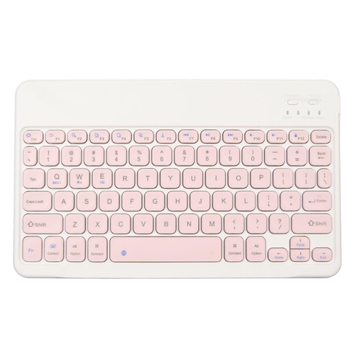 Keyboard and Mouse Combo for Tablet, Ultra Slim Portable Wireless Keyboard Mouse Set, Waterproof Dustproof 10inch Keyboard Wirelss Mouse for Travel Home (Pink)