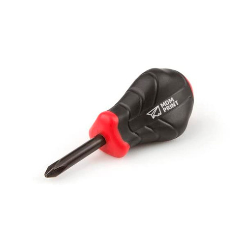 Phillips x 1-1/2" Stubby Screwdriver #2 1.5 in. Round PK-2