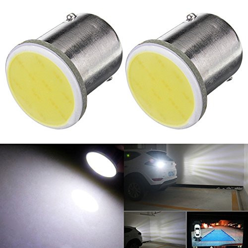 TABEN S25 1156 BA15S 7506 1141 7527 5007 COB Chips 12SMD LED White 8000K Car Stop Tail Turn Brake Light Bulb Lamp 12V 2-Pack