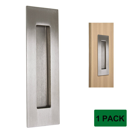 Probrico MH018SS Sliding Door Cabinet Drawer Handle Rectangular Recessed Flush Pull 6' Long