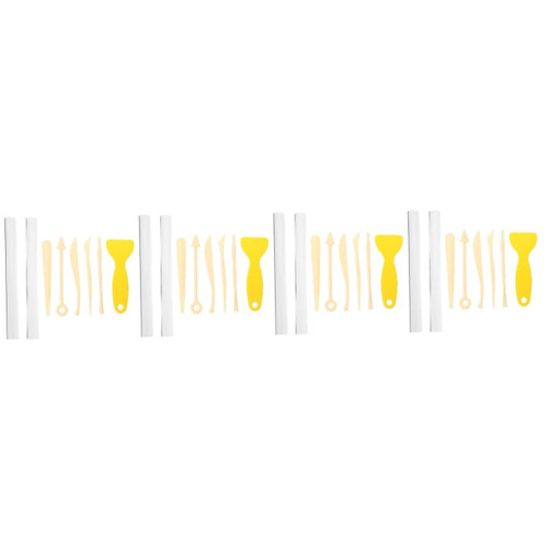 Lurrose 4 Sets Pottery Tools 8 Pieces Pottery Carving Tools Clay Sculpting Shaper Ceramic Sculpture Carving Kit Beginner s Clay Ceramic Tools Carving Modeling Tools Plastic Stylus No Trace