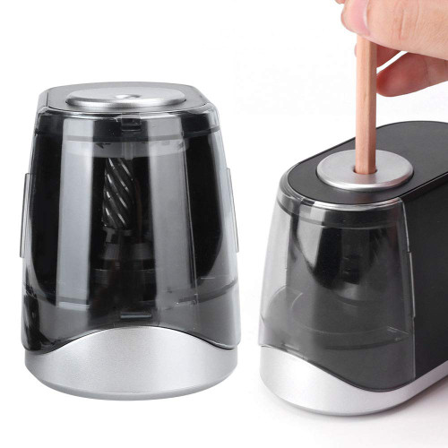 Electric Pencil Sharpener Battery Operated Pencil Sharpener Adjustable Automatic for Colored Pencils School Classroom Office Painting Tools