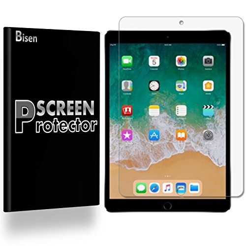 [3-Pack BISEN] Fit for iPad Pro 12.9 (2017), iPad Pro 12.9 (2016) Screen Protector, HD Clear, Anti-Scratch, Anti-Bubble, Lifetime Protection