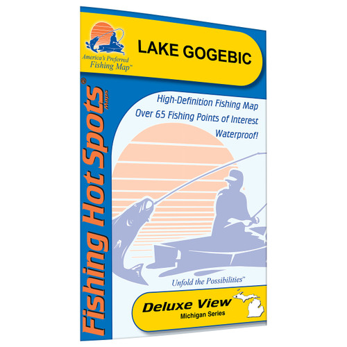 Gogebic Fishing Map, Lake