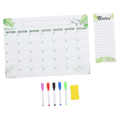 NOLITOY 1 Set Dry Erase Board for Refrigerator Sticker Reminder Refrigerator Planning Whiteboard Plan Magnet Advent Calendar Fridge Schedule Writing Calendar Planning Board Rewritable Pet
