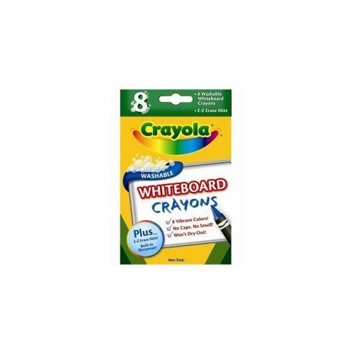 Crayola 98-5200 Multi-Color Washable DryErase Crayons 8 Pack