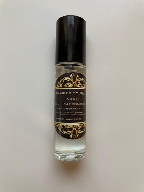 Naked! Men Pheromone Perfume Oil, 1/3 Fl Oz Pheromones to Attract Women