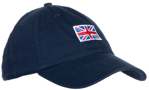 UK Flag Hat - United Kingdom Great Britain Pride, British Low Profile Baseball Dad Hat for Men Women - (Navy Blue)
