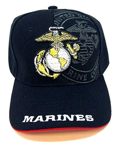 US Marine Corps Official Licensed Embroidered Emblem Baseball Cap Hat (MARINES-7a)