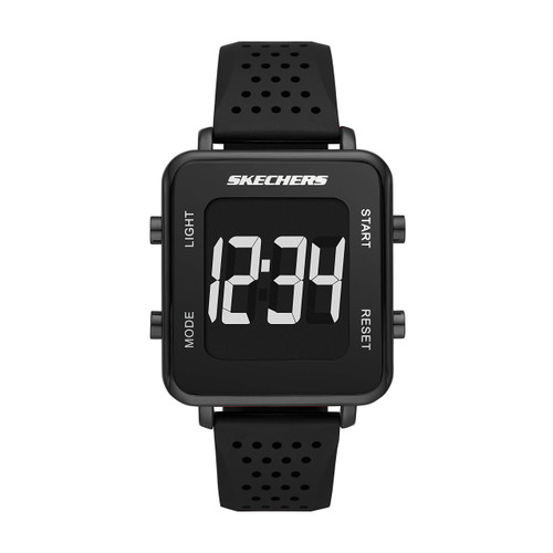 Skechers Men's Naylor Digital Chronograph Watch, Color: Black (Model: SR5147)