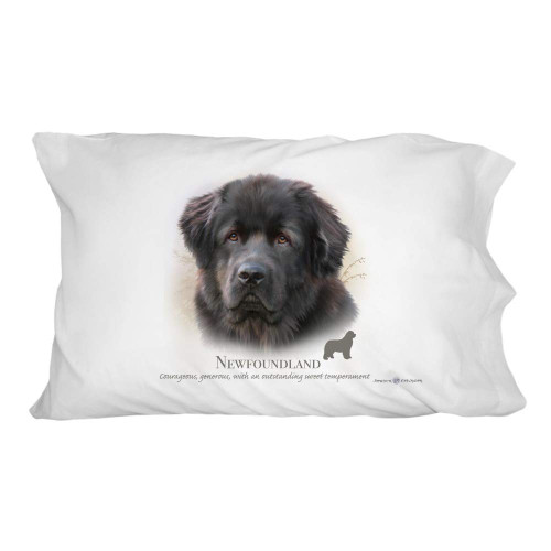 GRAPHICS & MORE Newfoundland Dog Breed Novelty Bedding Pillowcase